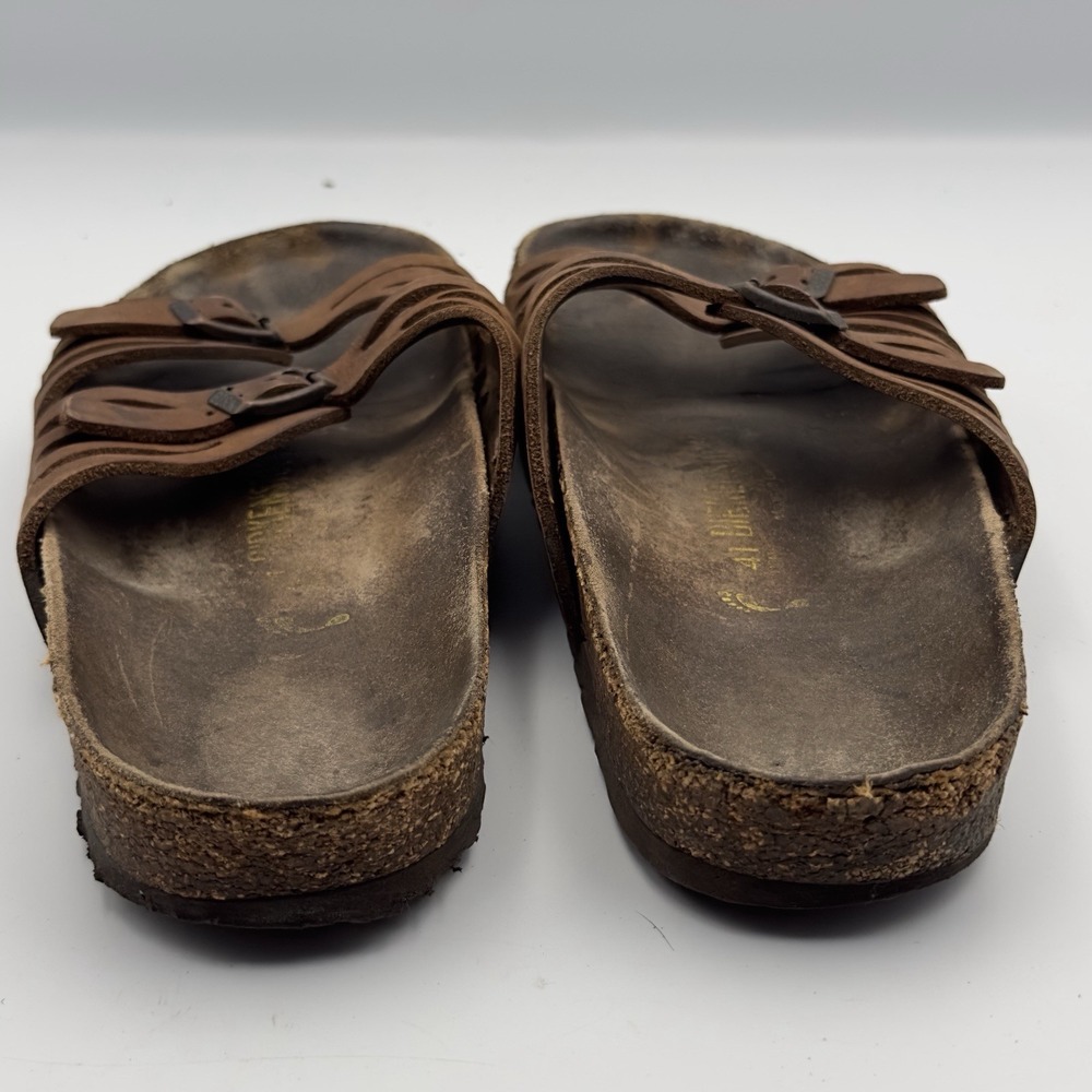 Birkenstock Granada 41 Sandal Brown Two Strap Women's 10‎ - Picture 7 of 10